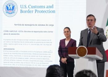 Ebrard confirms the removal of tariffs on Mexican auto parts; it is an “important step forward.”