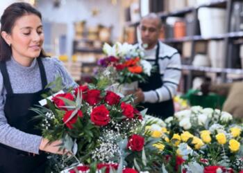 Thousands of flowers fly to celebrate Mother’s Day