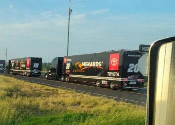 Nascar engines roar… on 57th