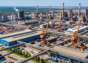 Industrial activity in Mexico shows slight growth in April, driven by mining.