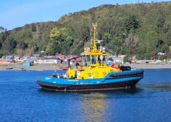 SAAM and Enap introduce Latin America’s first electric tugboat.