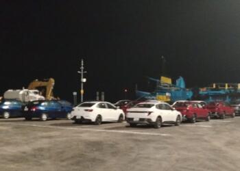 Betase Logistics transports vehicles at the start of the Northern Port.