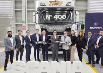 TMS receives Scania’s 400th unit; it is the leading truck supplier.