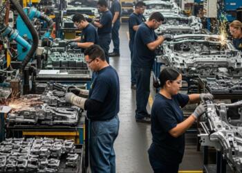 Mexican manufacturing industry “stumbles” in July