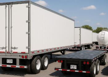 Where is the registration of trailers and semi-trailers concentrated?