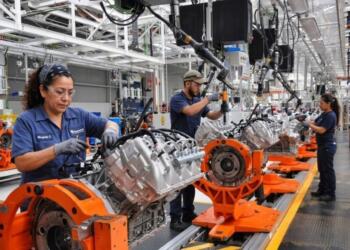 Manufacturing industry shows progress in production during February