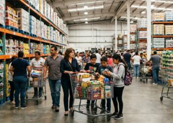 What was the behavior of wholesale and retail businesses in February?