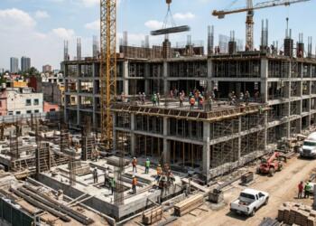 Construction drives Mexican industrial activity in April