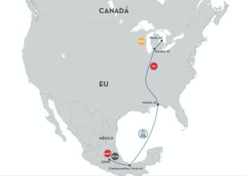 America’s Harvest opens new rail route for grain between North America