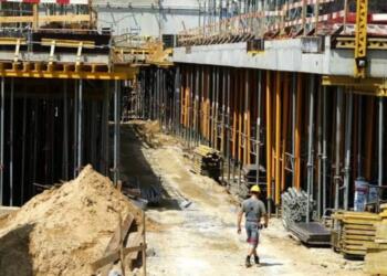 Production value of construction companies, with solid foundations in May
