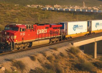 On steel rails: the new meat route