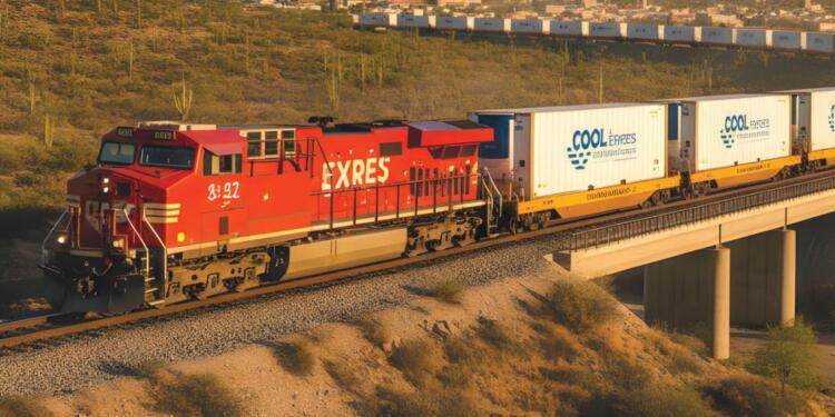On steel rails: the new meat route