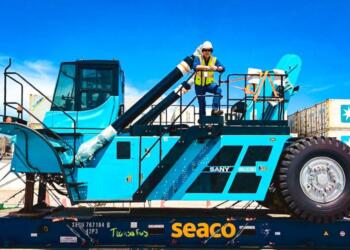 APM Terminals Yucatán drives port modernization in Progreso with the first 100% electric Reach Stacker