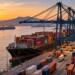 Container handling, with slight progress in cumulative total; pace slows in August